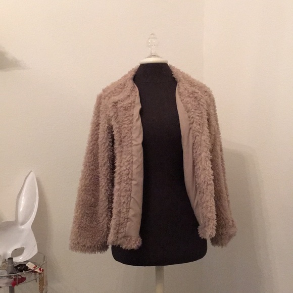 Teddy bear jacket open front - Picture 2 of 3